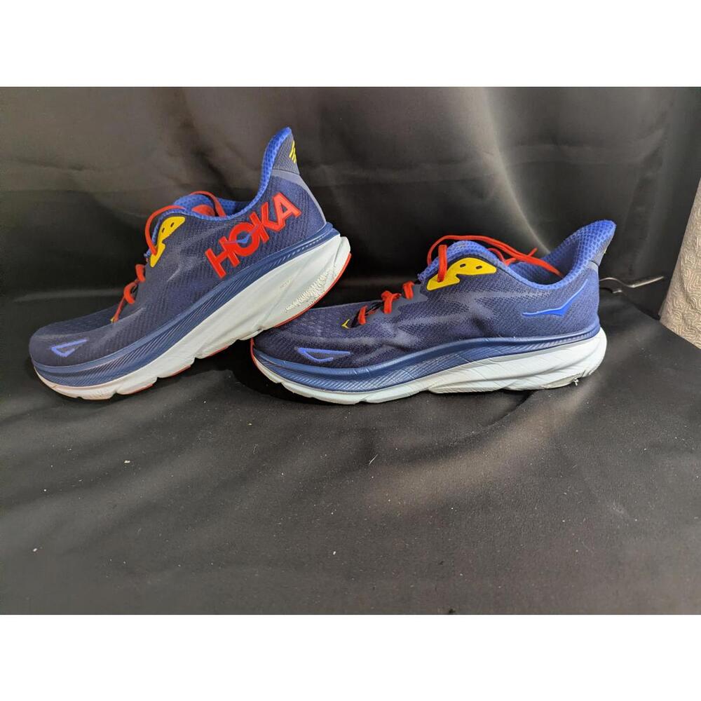 HOKA Clifton 9 Runner "Bellwether Blue" Size 13 Used VGC 1132210 Cushioned - Picture 8 of 15
